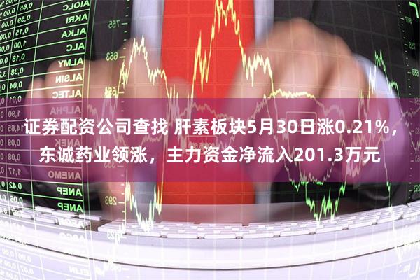 证券配资公司查找 肝素板块5月30日涨0.21%，东诚药业领涨，主力资金净流入201.3万元