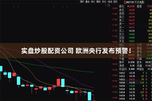 实盘炒股配资公司 欧洲央行发布预警！